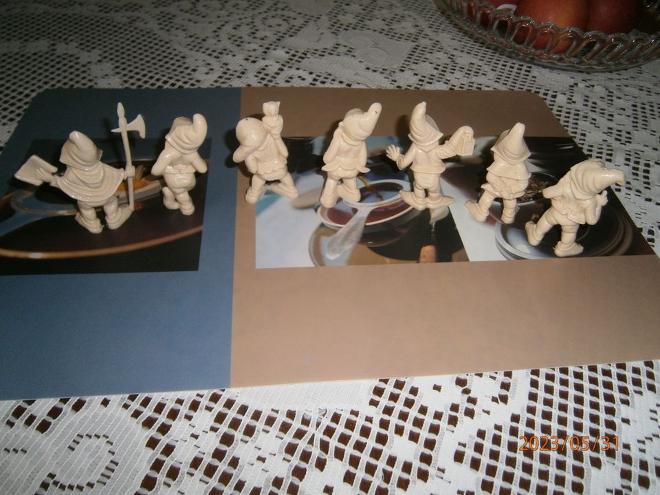 7 Stück Zwerge Figuren Rohlinge in Lucka