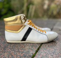 Dior Sneaker Boxer Style high, Gr. 44, Weiß Gold top Schleswig-Holstein - Ahrensburg Vorschau