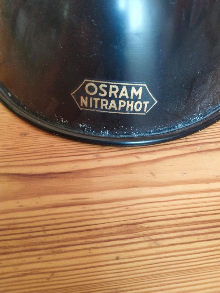 Osram nitraphot Lampenschirm Alu Vintage in Berlin