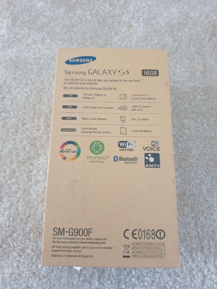 Samsung Galaxy S5 16GB, schwarz, funktionsfähig in Glücksburg
