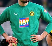 Suche BVB Diversity Torwart Trikot Kobel Meyer Matchworn Dortmund Dortmund - Körne Vorschau
