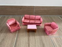 Lundby Puppenhaus, Puppenstube - rosa Wohnzimmer, Sofa/Couch 1:18 Bayern - Wolnzach Vorschau
