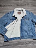 Levis Trucker Jeans-Jacke 3XL-4XL Blau Sherpa gefüttert Saarland - Illingen Vorschau