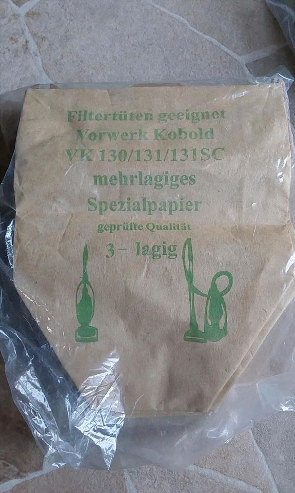 Vorwerk Kobold filtertüten 1 x 7 Stück, 1 x 10 Stück neu in Altrip