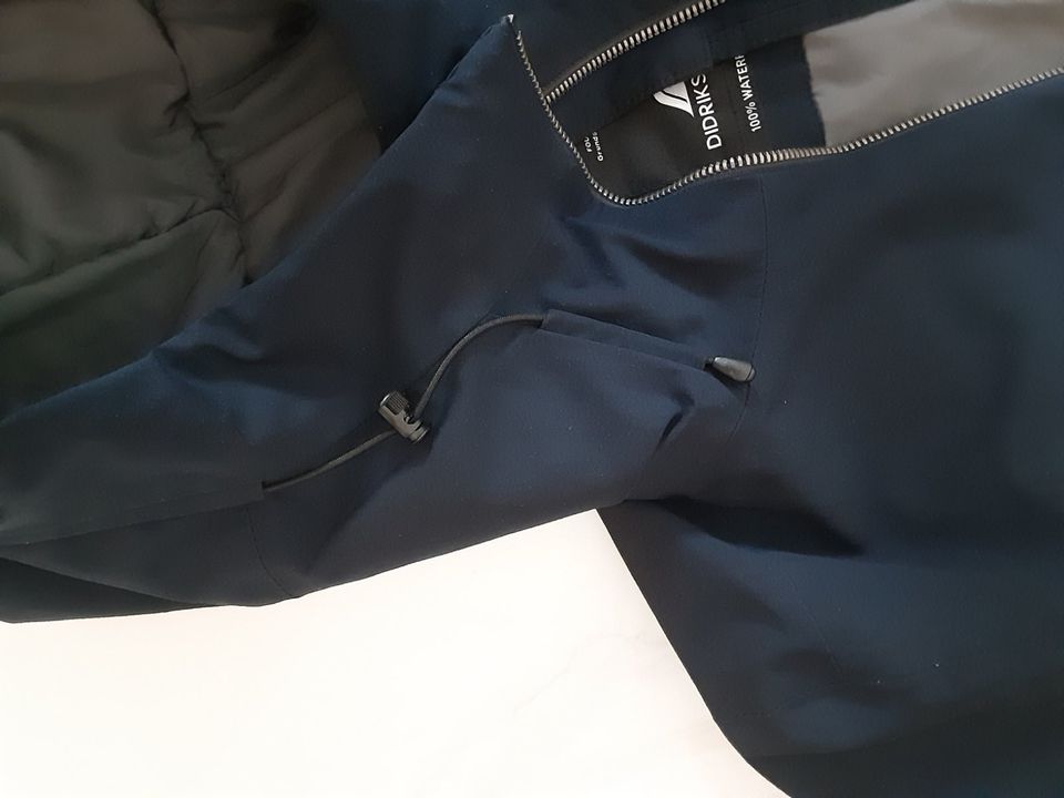 Jacke von DIDRIKSONS Schweden,  Gr. 40, blau, Waterproof in Ölbronn-Dürrn