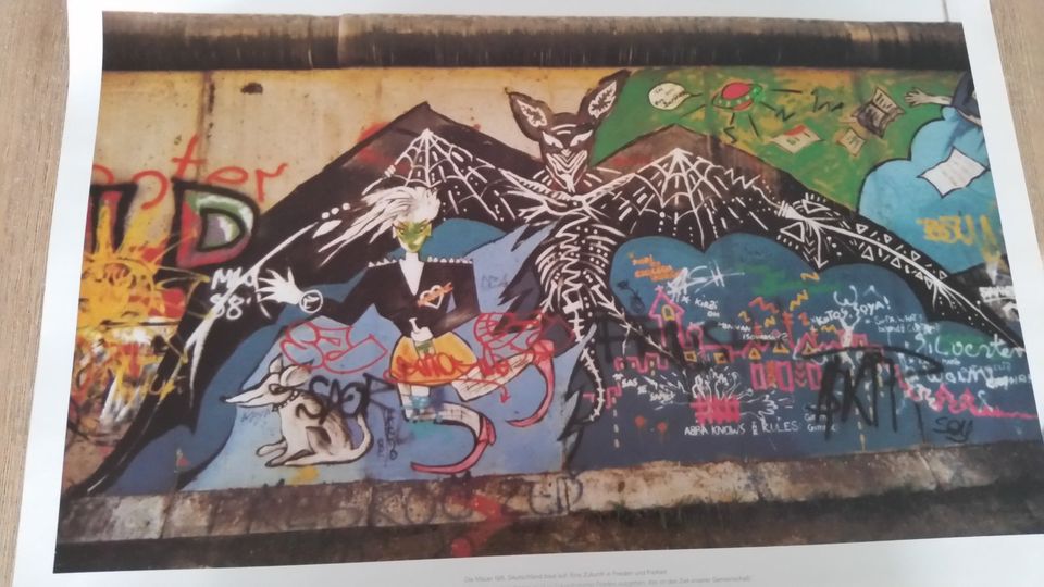 Kunstmappe  "Graffiti an der Mauer" Frank Kellowetz in Ratingen