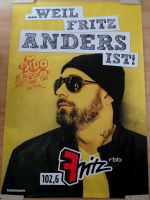Plakat SIDO Radio Fritz Poster 1,8x1,2m Gelb Pankow - Prenzlauer Berg Vorschau