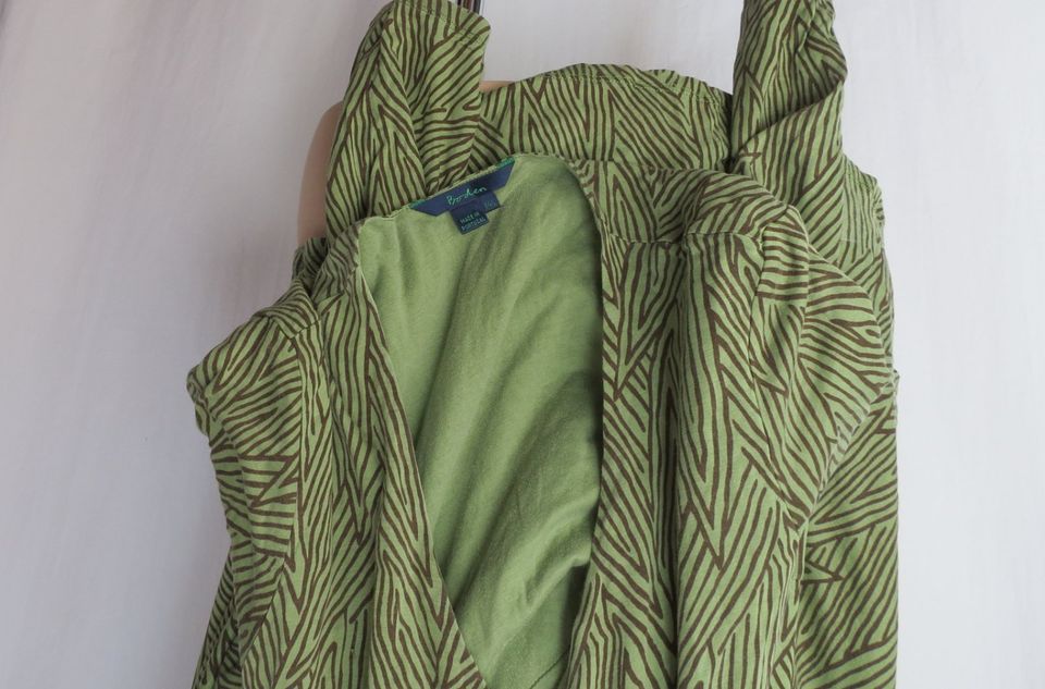 Kleid von Boden Gr. 40 42 grün braun Lyocell Jersey in Calw