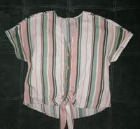 George 44 XXL Damen Bluse Blusenhemd Shirt kurzarm gestreift Bayern - Pfeffenhausen Vorschau