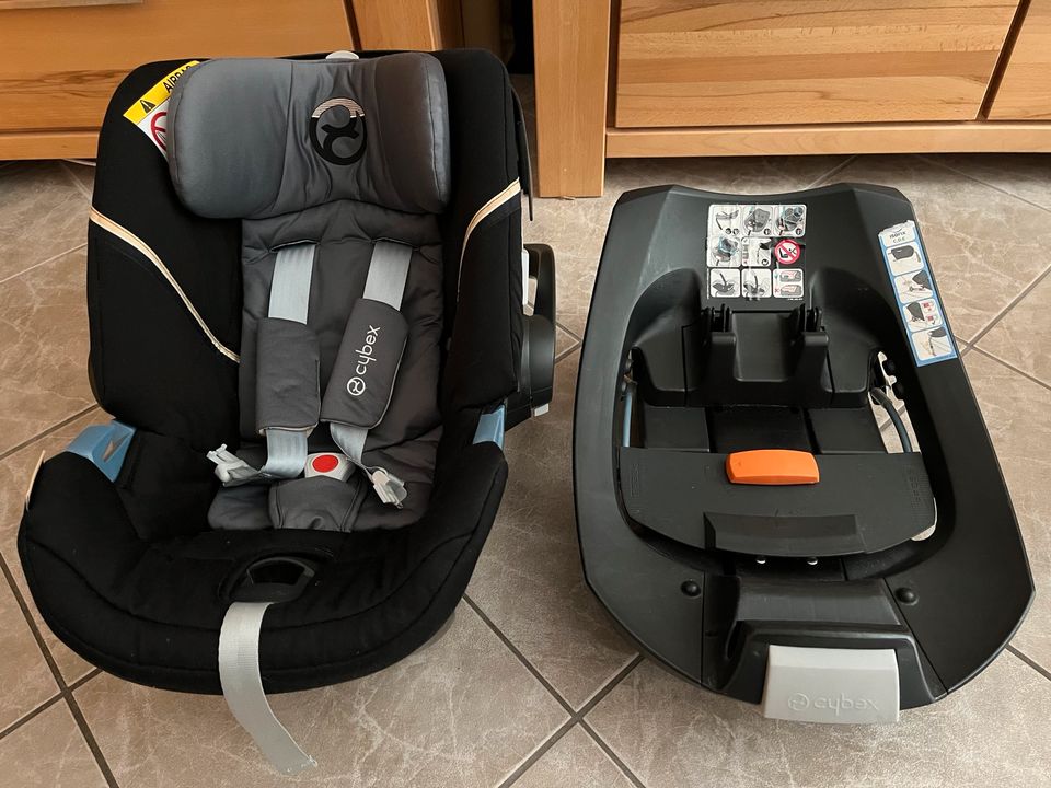 Cybex Babyschale mit Basis in Hage