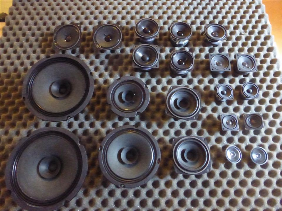 Visaton high end 21 speaker set, sizes 20, 17, 13, 10, 8, 7, 5 cm in Essen