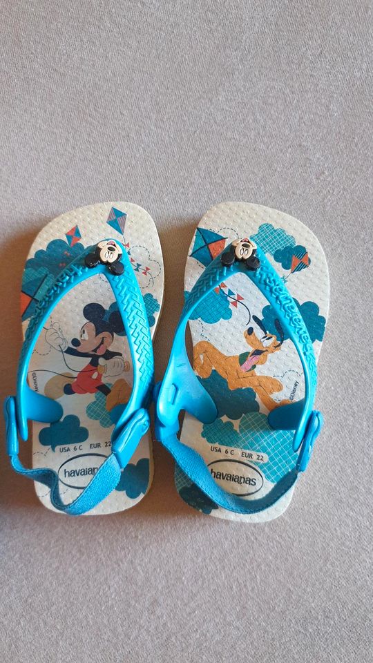 Original Havaianas *Mickey Mouse* Größe 22 in Homburg