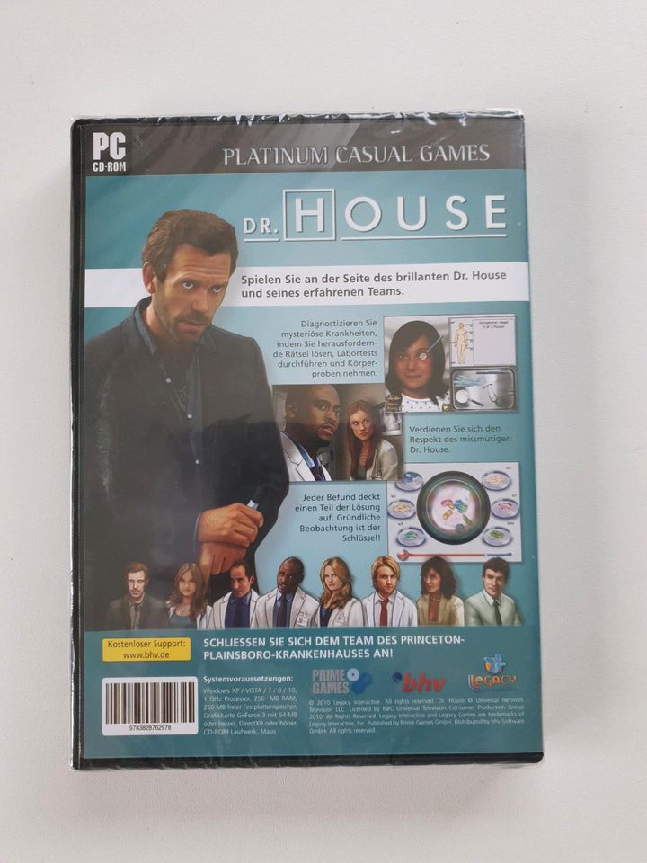 Dr. House PC Spiel CD Rom Denkspiel Arzt Simulation in Groß Vollstedt