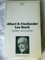 Baeck Leben Lehre Judentum Israel Philosophie Religion Kultur Baden-Württemberg - Albstadt Vorschau