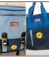 4you Ranzen Schulranzen Rucksack &  Sporttasche blau Sonnenblumen Niedersachsen - Ilsede Vorschau