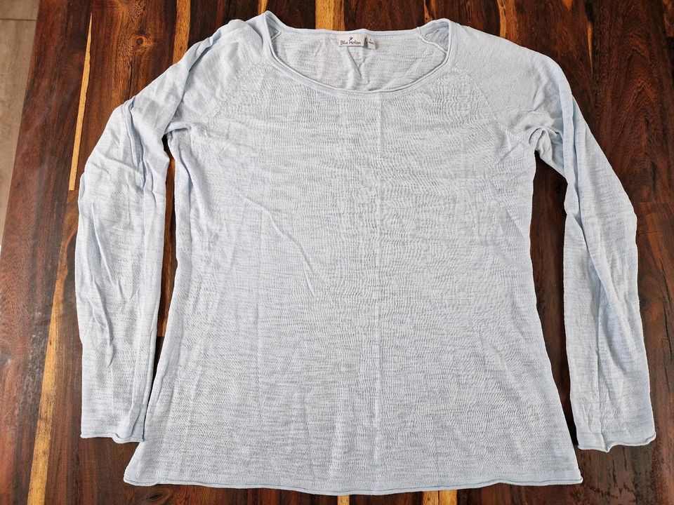 Basic Shirt locker leichter Stoff hellblau und pink in Rastatt