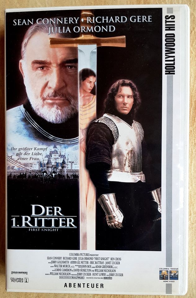 Der letzte Ritter. Sean Connery,Richard Gere.Video VHS. UNBENUTZT in Remshalden
