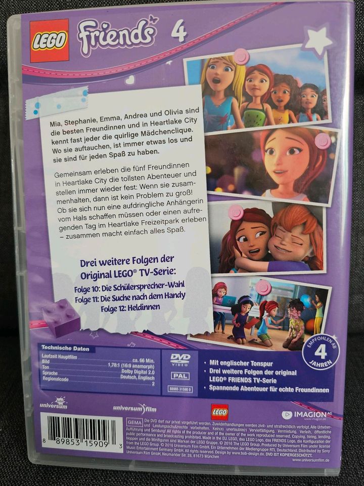 Lego Friends DVDs 1 - 4 in Rostock