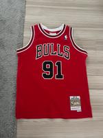 Chicago Bulls Jersey Dennis Rodman 91, Rot, Sammlerstück, Gr.M Bayern - Neutraubling Vorschau