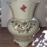 Vase Blumendekor Goldrand mit Ornamenten und Blumen, Bavaria 24 K Nordrhein-Westfalen - Hamm Vorschau