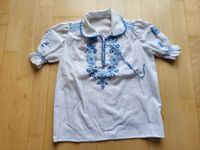 Handbestickte Bluse weiß, Mädchen, 100% Baumwolle, Gr. 134 Hessen - Fritzlar Vorschau