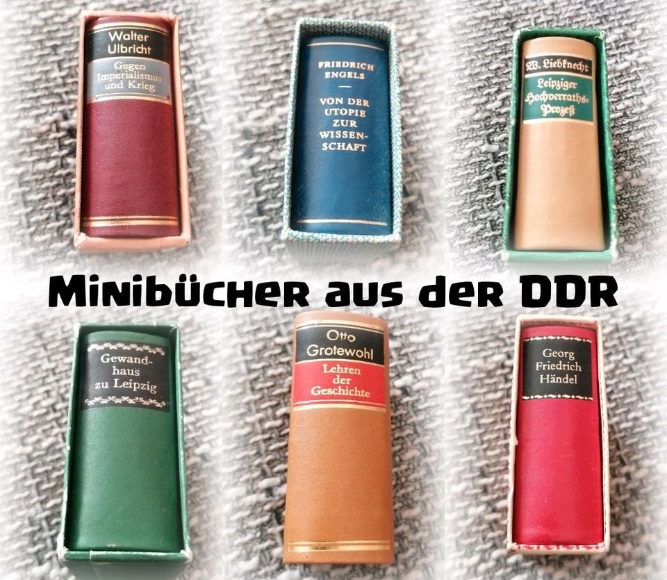 DDR Minibuch Minibücher Buch Schuber Literatur Politik in Chemnitz