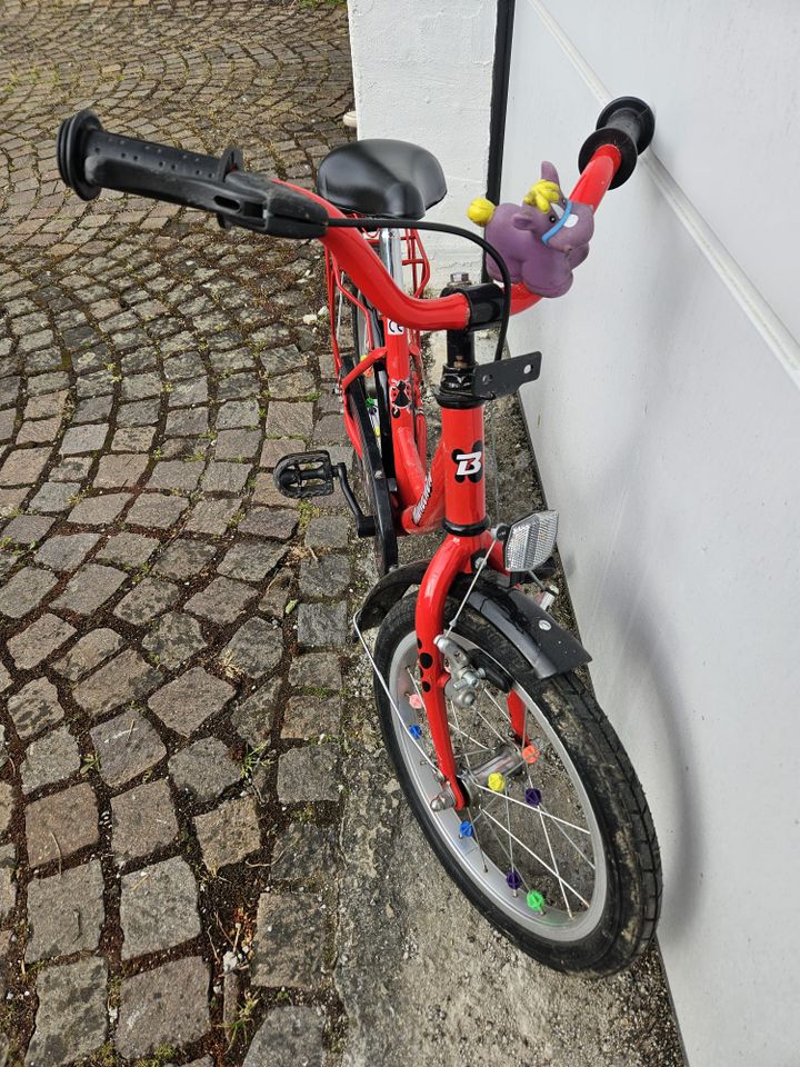Fahrrad 16 Zoll rot Marienkäfer Kinderfahrrad in Friedrichshafen