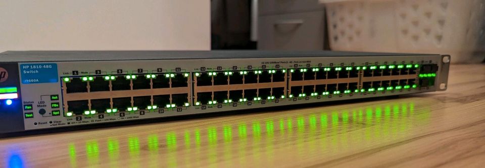 HPE Procurve 1810-48G Port Switch + 4SFP Ports in Duisburg