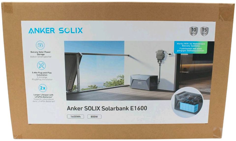 Anker SOLIX E1600 Speicher für Balkonkraftwerke Solarbank 699€* in Georgsmarienhütte