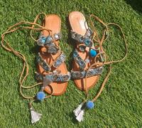 Boho-Sandalen Hallhuber Kr. München - Feldkirchen Vorschau