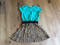 Vingino Sommer Kleid Jersey Grün-Mint Leopard Muster Gr. 164-14 Bayern - Dingolfing Vorschau