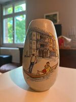 Original 50er Blumenvase bemalt Motiv Venedig Baden-Württemberg - Karlsruhe Vorschau