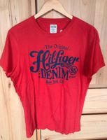 Hilfiger Denim T-Shirt Kurzarmshirt Shirt rot bedruckt Gr. S Bayern - Luhe-Wildenau Vorschau