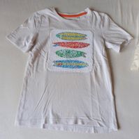 T-Shirt mit Wendepailletten 128 Marburg - Wehrda Vorschau