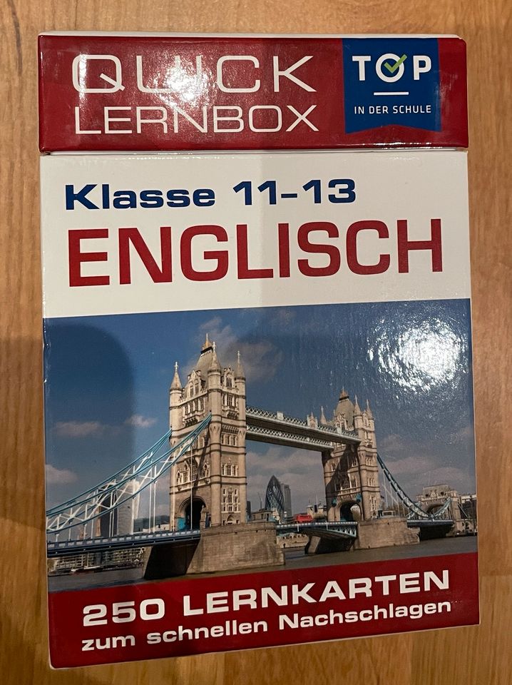 Quick Lernbox Englisch / 250 Lernkarten Klasse 5-10 & 11-13 in Kastl