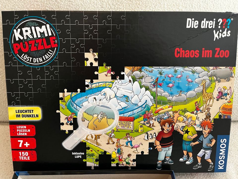 Kosmos- Krimi Puzzle Die drei ??? Kids Chaos im Zoo ab 7 Jahre in Dresden