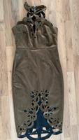 ASOS Midikleid in Wildlederoptik mit Zierausschnitten Düsseldorf - Grafenberg Vorschau