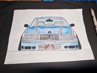 BMW E36 Zeichnung – Handgemacht Berlin - Mitte Vorschau