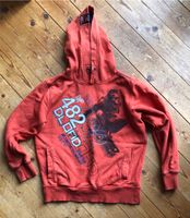 Hoody orange Graffity Cool Pulli Kapuze 134/140 Shirt Baden-Württemberg - Aspach Vorschau