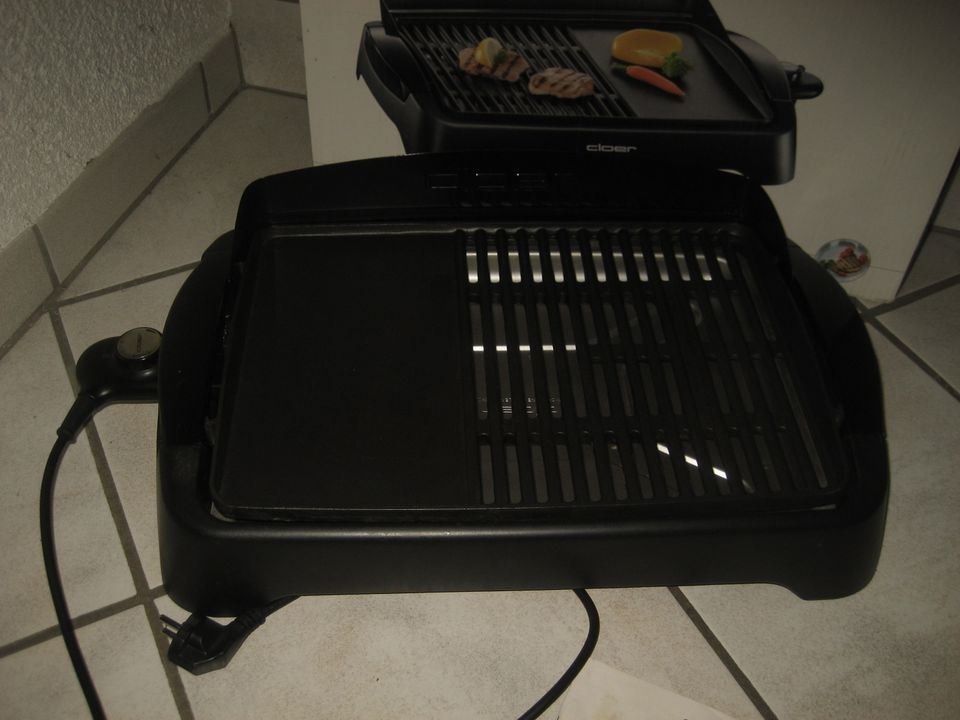 Elektrogrill Grill CLOER 656 Schwarz 2000 Watt, Neupreis 79 Euro in Birkenheide