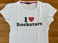 Review Shirt I ❤️ Rockstars t-Shirt weiß Gr M Baumwolle Berlin - Steglitz Vorschau