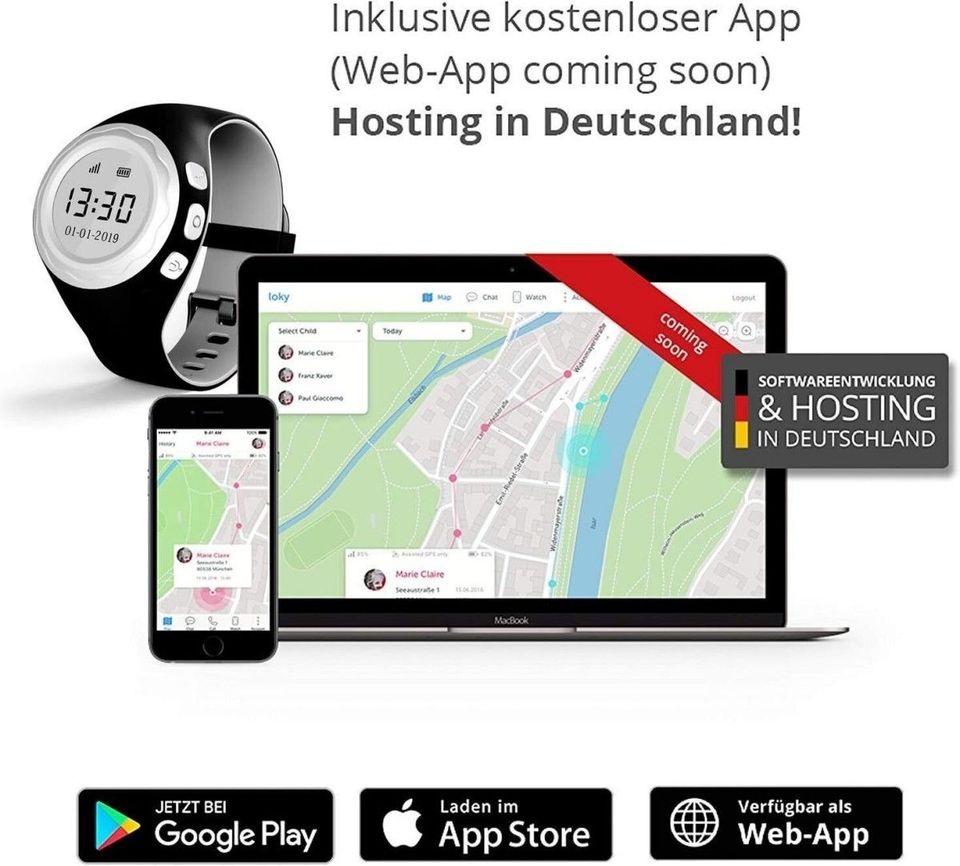 Pingonaut Kinder Smartwatch GPS Telefonfunktion Kinderuhr Tracker in Essen