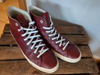 Burgunderrote Converse, Leder Schleswig-Holstein - Kiel Vorschau