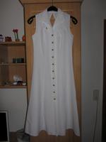 schönes neuwertiges weißes Kleid Gr. 36 Bayern - Dietersburg Vorschau