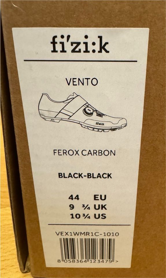 Fizik Vento Ferox Carbon MTB/CX/Cyclocross/Gravel Schuhe Gr. 44 in Starnberg