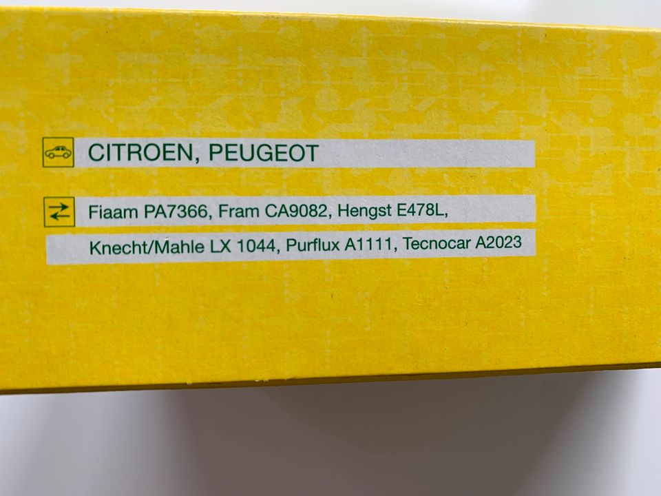 Mann Luftfilter C 25 101/1 für Peugeot und Citroen in Vaihingen an der Enz