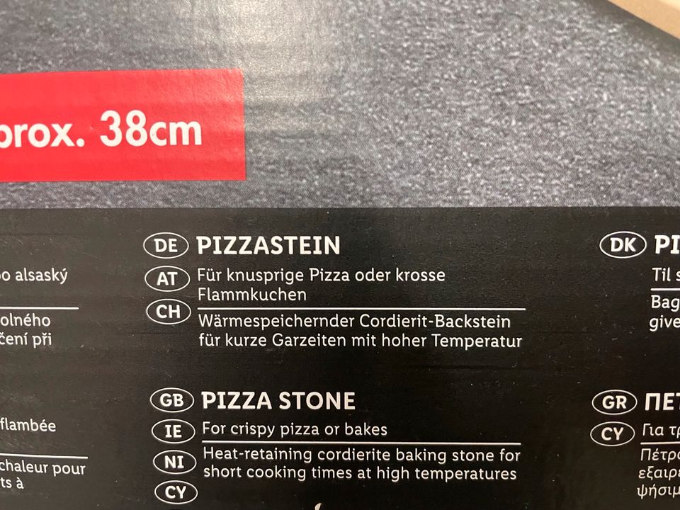 Pizzastein unbenutzt, originalverpackt in Nordkirchen