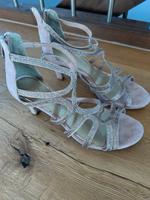 ‼️Marco Tozzi Gr. 37 Sandalen Sandaletten Rosa Glitzer neuwertig Schleswig-Holstein - Reinbek Vorschau
