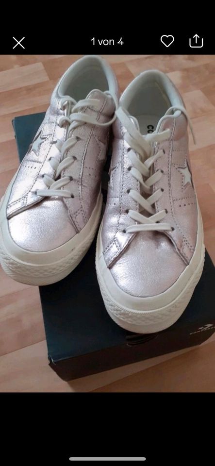 Nagelneue Echtleder Sneaker von Converse Gr41 in Stützerbach