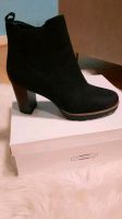 Tolle neue schwarze Stiefelette 39 Veloursleder 5th Avenue Duisburg - Rheinhausen Vorschau